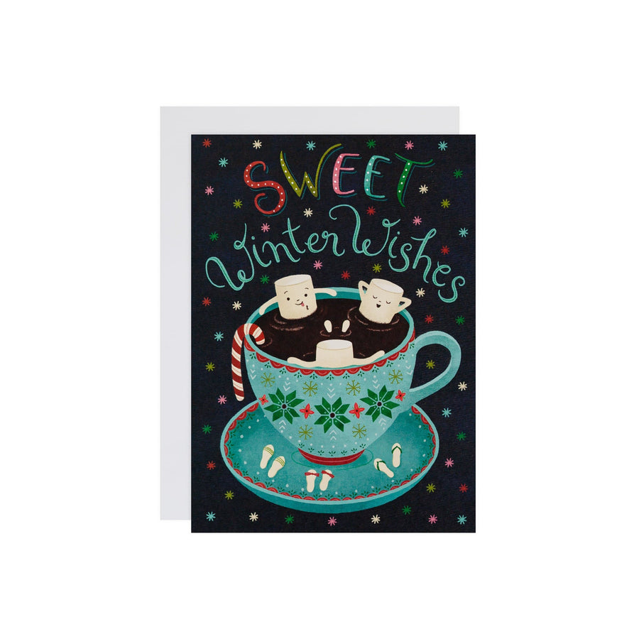 Winter Wishes Hot Cocoa-cuzzi Card