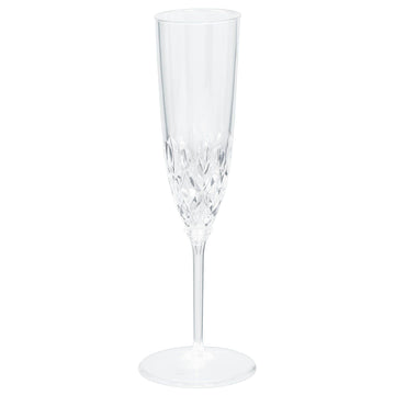 Crystal Style Plastic Champagne Flutes