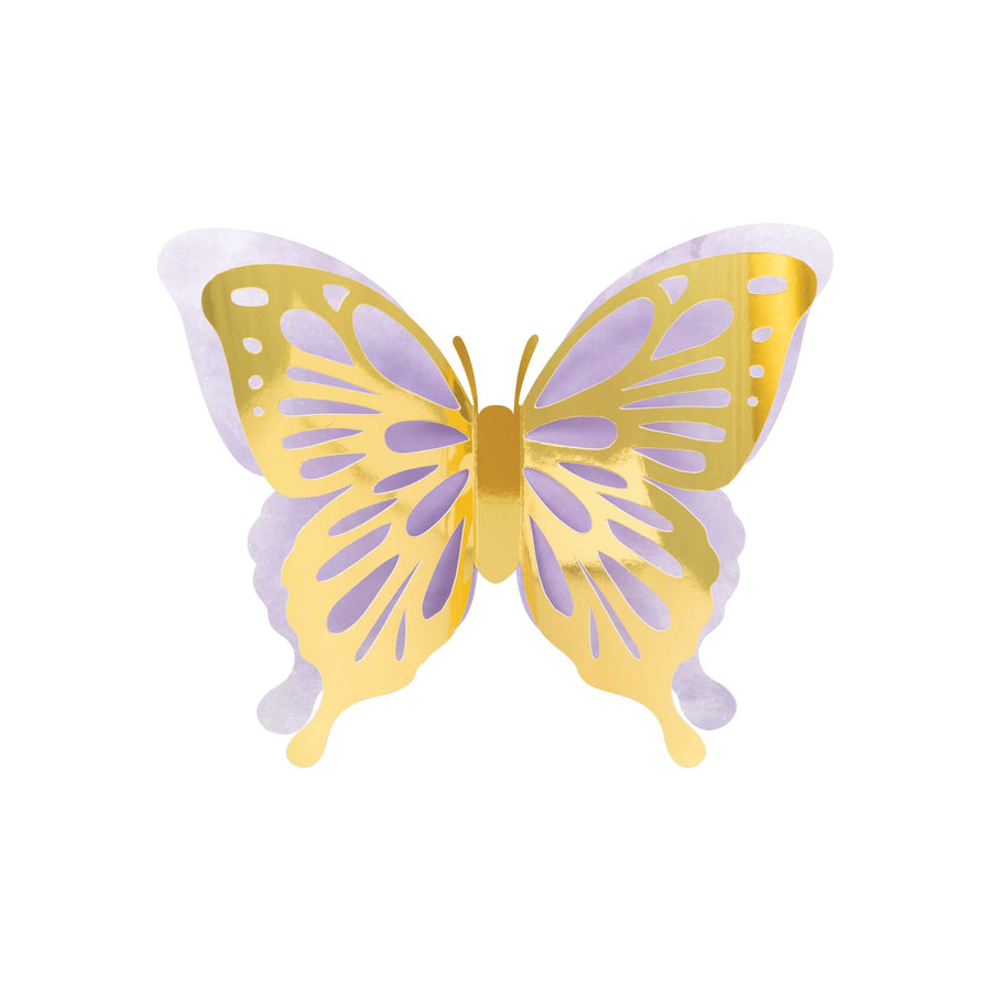 Pastel Shimmer Butterfly Wall Accents
