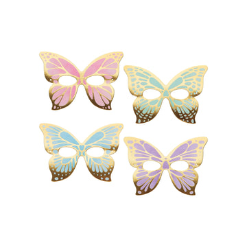 Pastel Shimmer Butterfly Masks