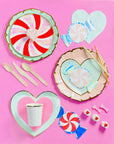 Pink Peppermint Candy Napkins