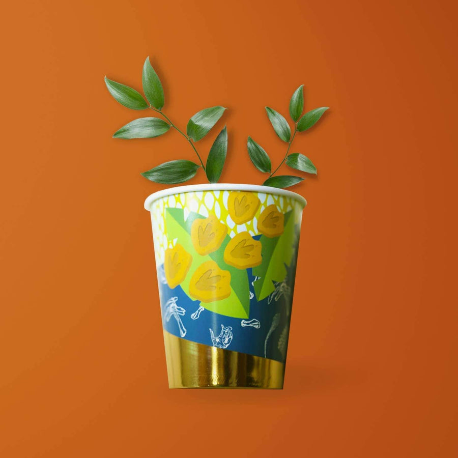 Gold Dip Dinosaur Fossil Cups