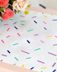 Rainbow Sprinkles Table Runner