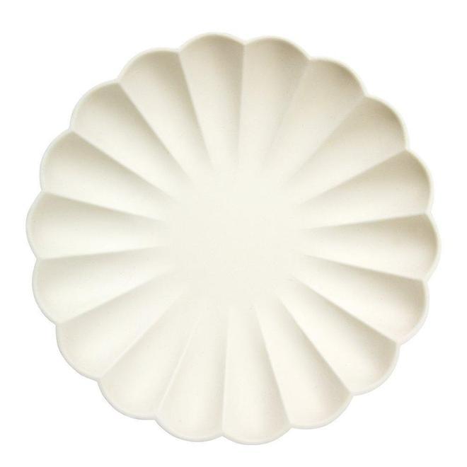 Cream Simply Eco Plates