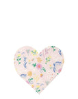 Floral Heart Napkins - Small