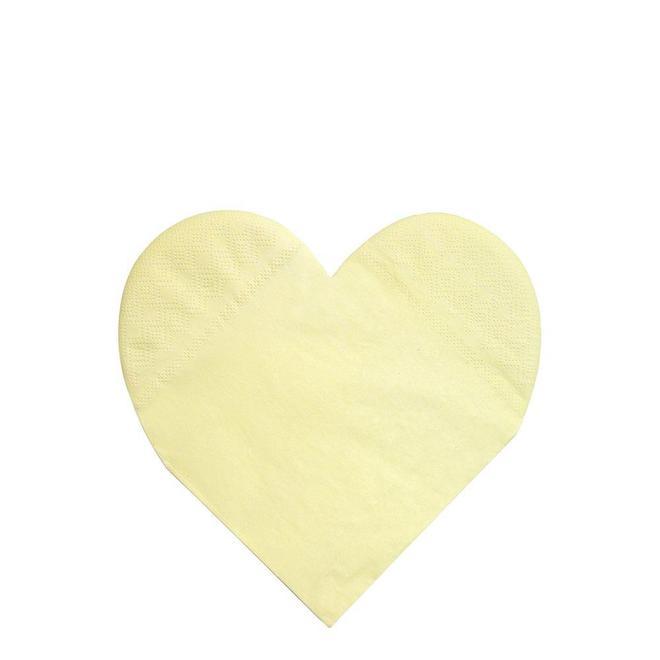 Party Palette Heart Napkins - Large