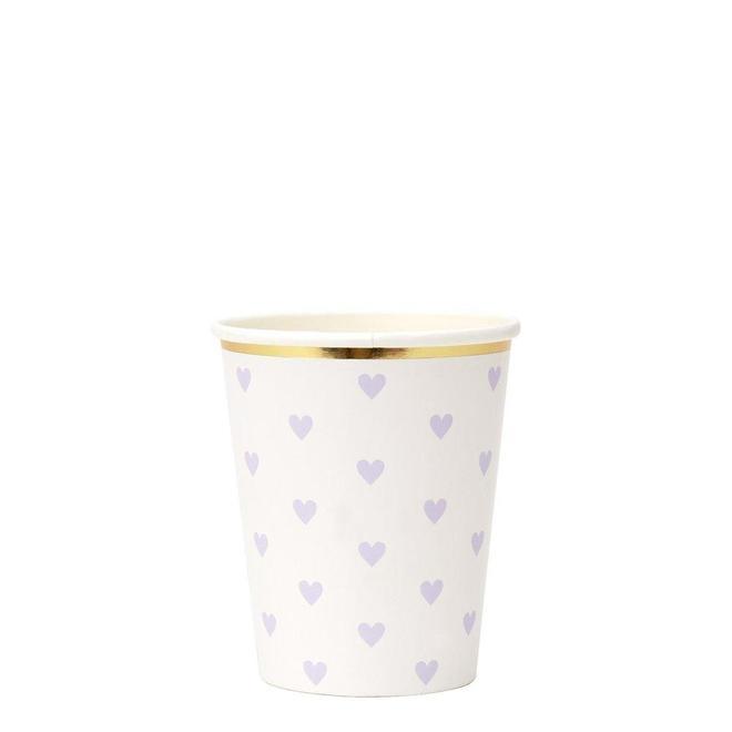 Party Palette Heart Cups