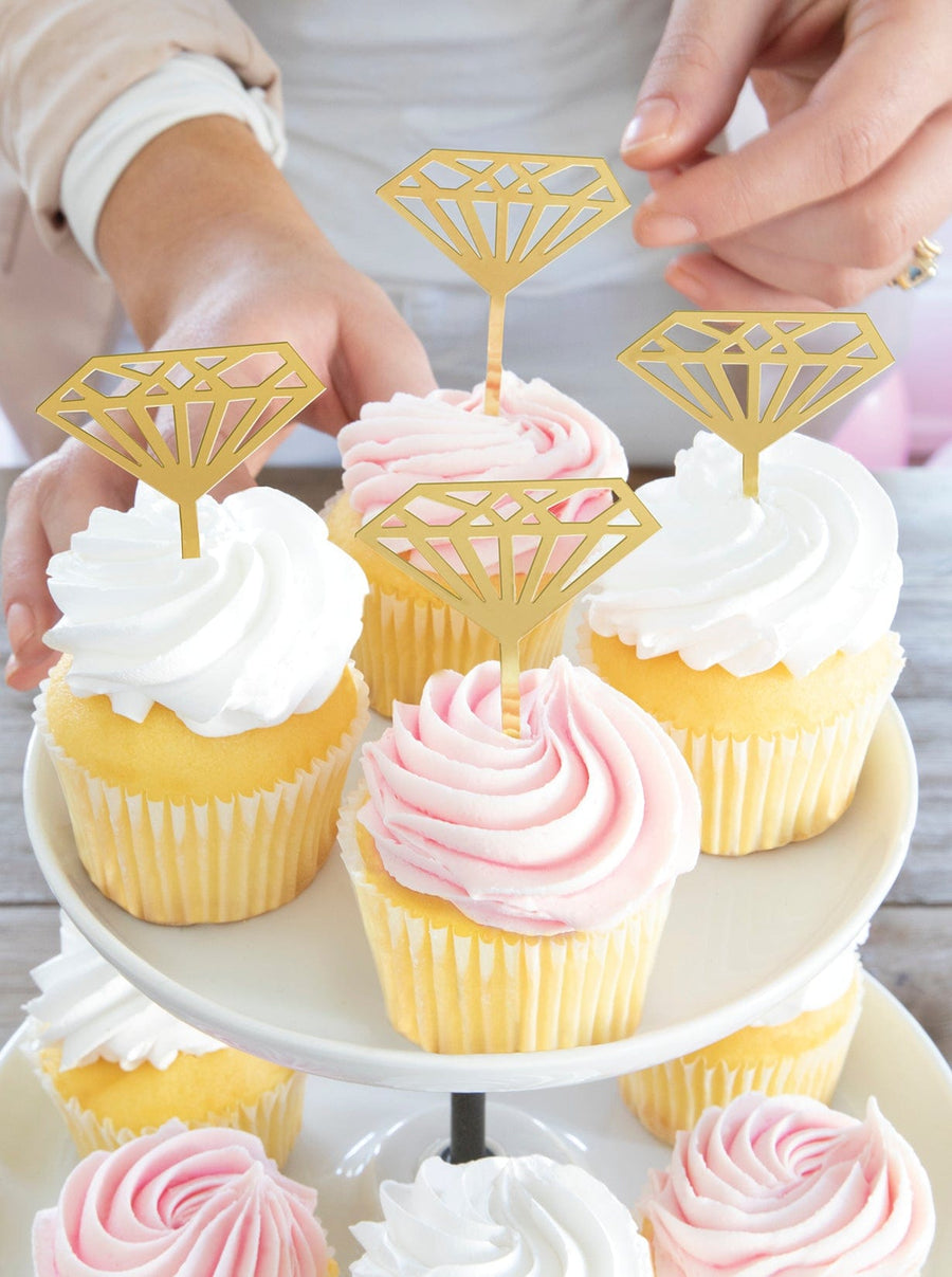 She's A Gem Cupcak Toppers