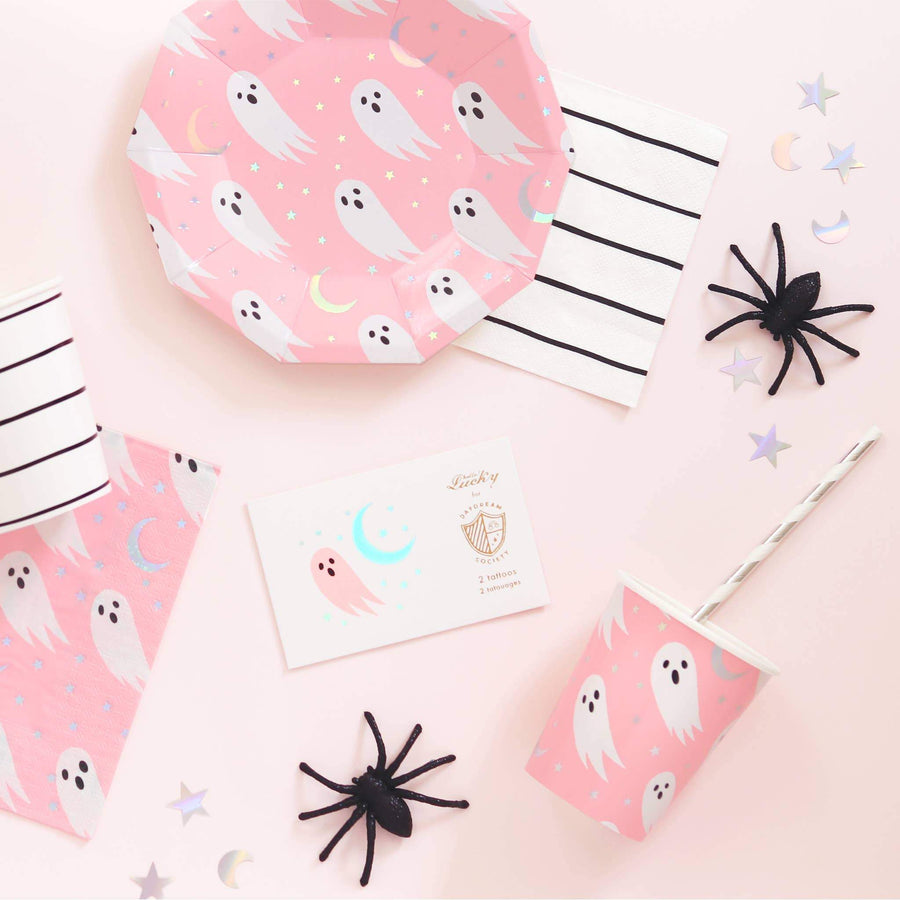 Pink Ghost Plates - Small