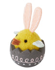 Bunny-Eared Chick Figurine - Egg