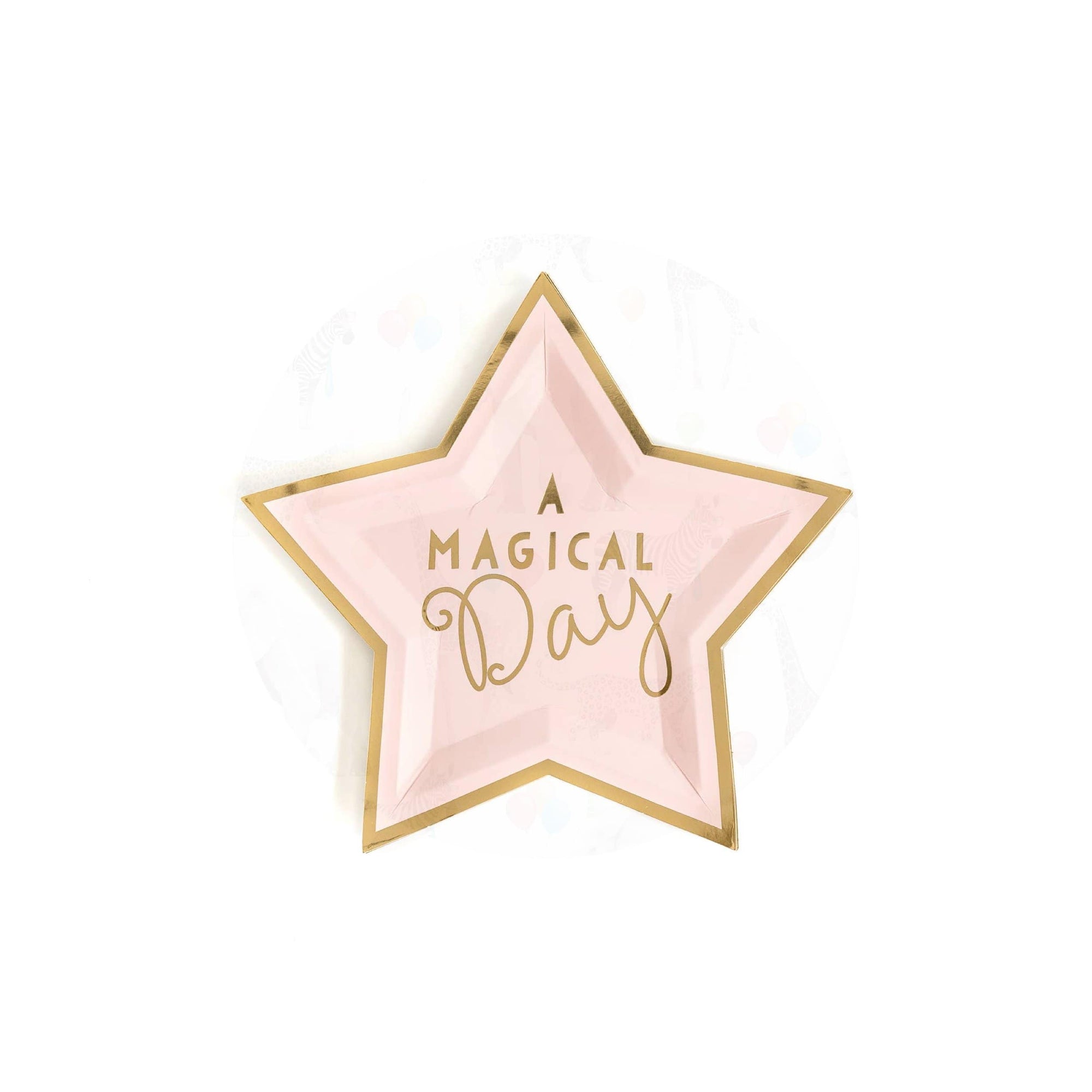 Pink Magical Day Star Plates