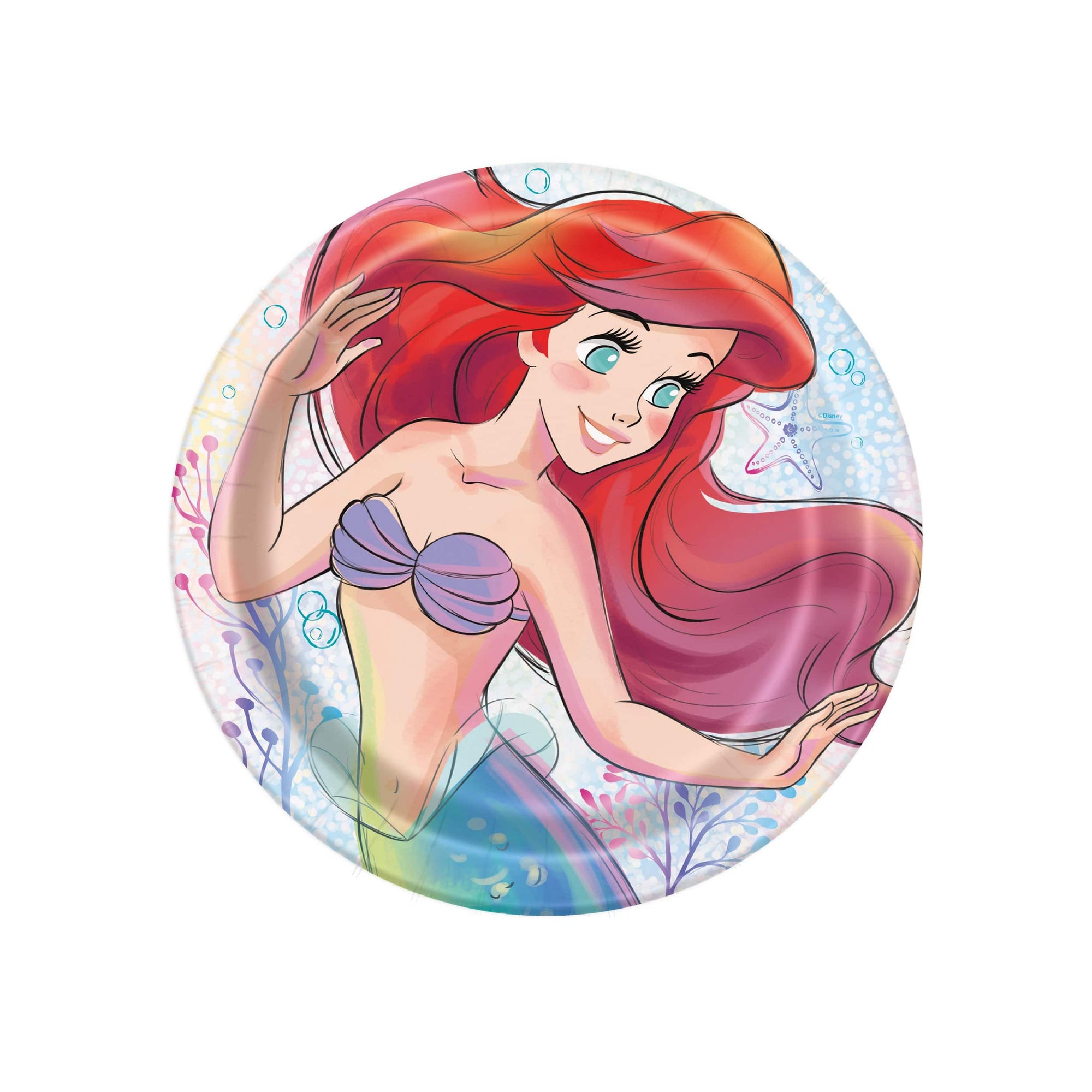 Ariel Little Mermaid Plates