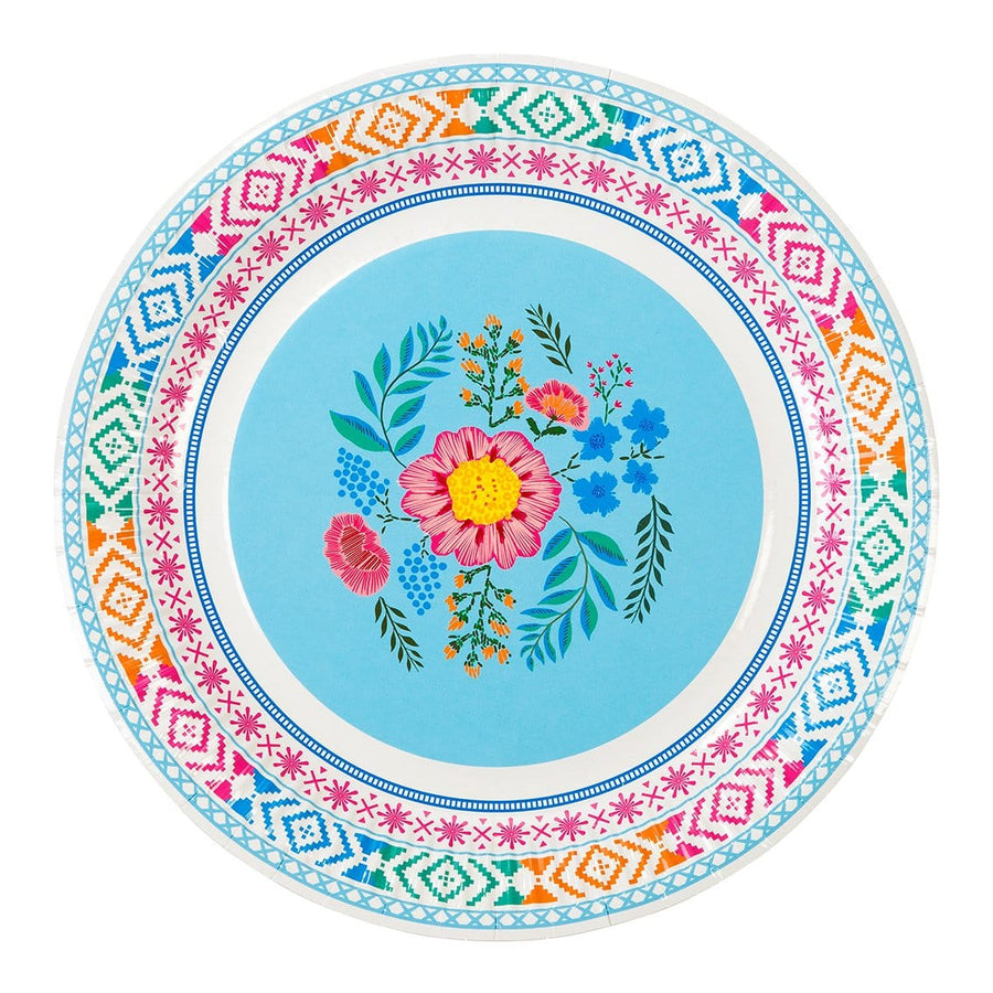 Bohemian Flower Plates