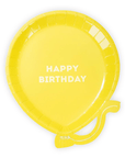 Rainbow Mix Balloon Birthday Plates