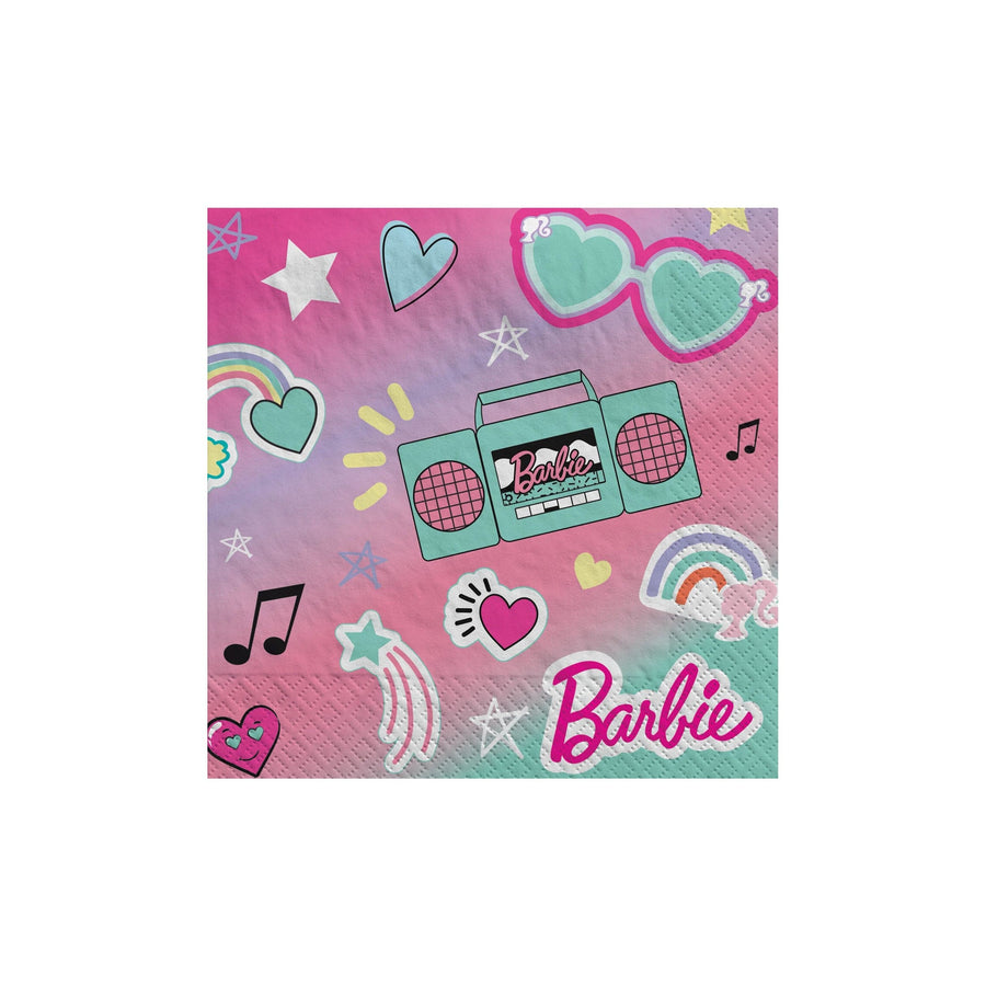 Barbie Rainbow Ombre Icon Napkins