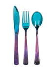 Blue and Purple Ombre Cutlery