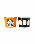 Boo to you ghost baking cups