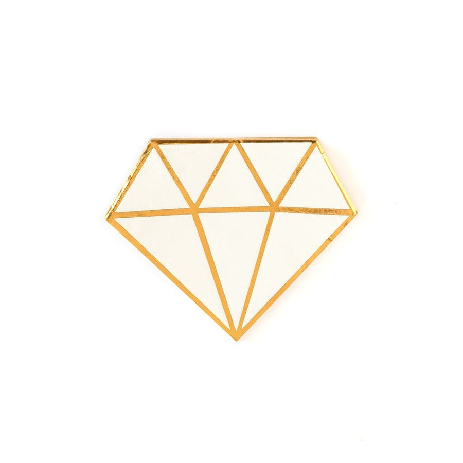 Gold Foil Diamond Napkins