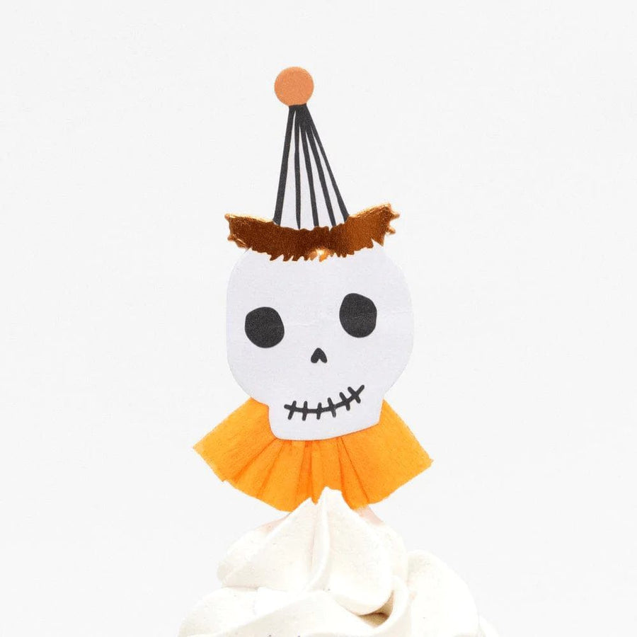 Vintage Skeleton Cupcake Topper