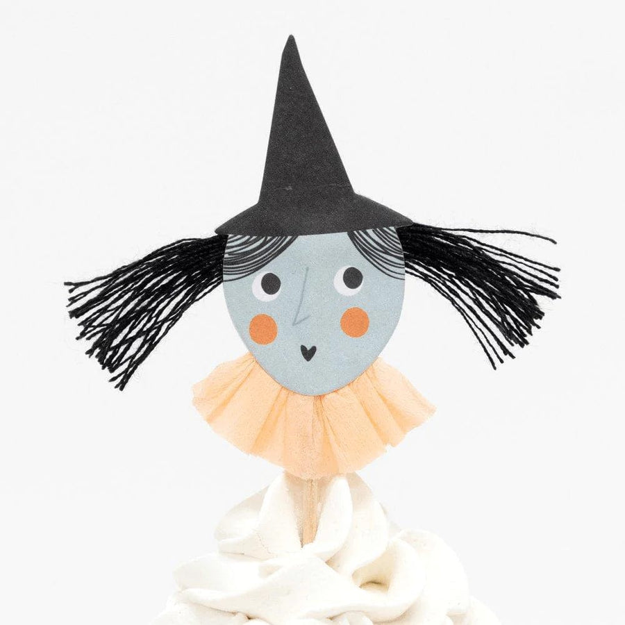 Vintage Witch Cupcake Topper