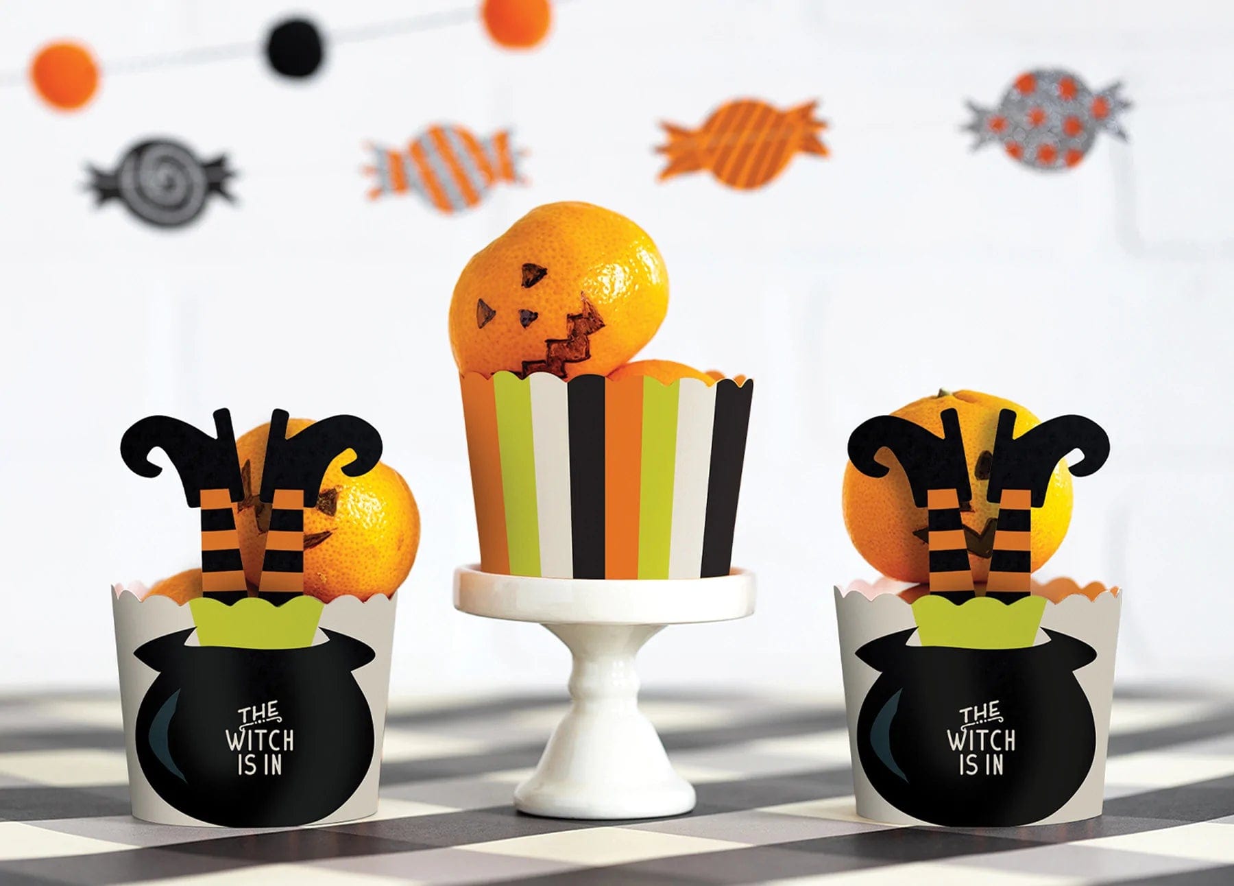 Witch Halloween Baking Treat Cups
