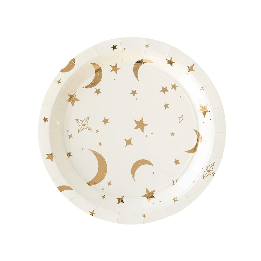 Celestial Moon and Stars Plates