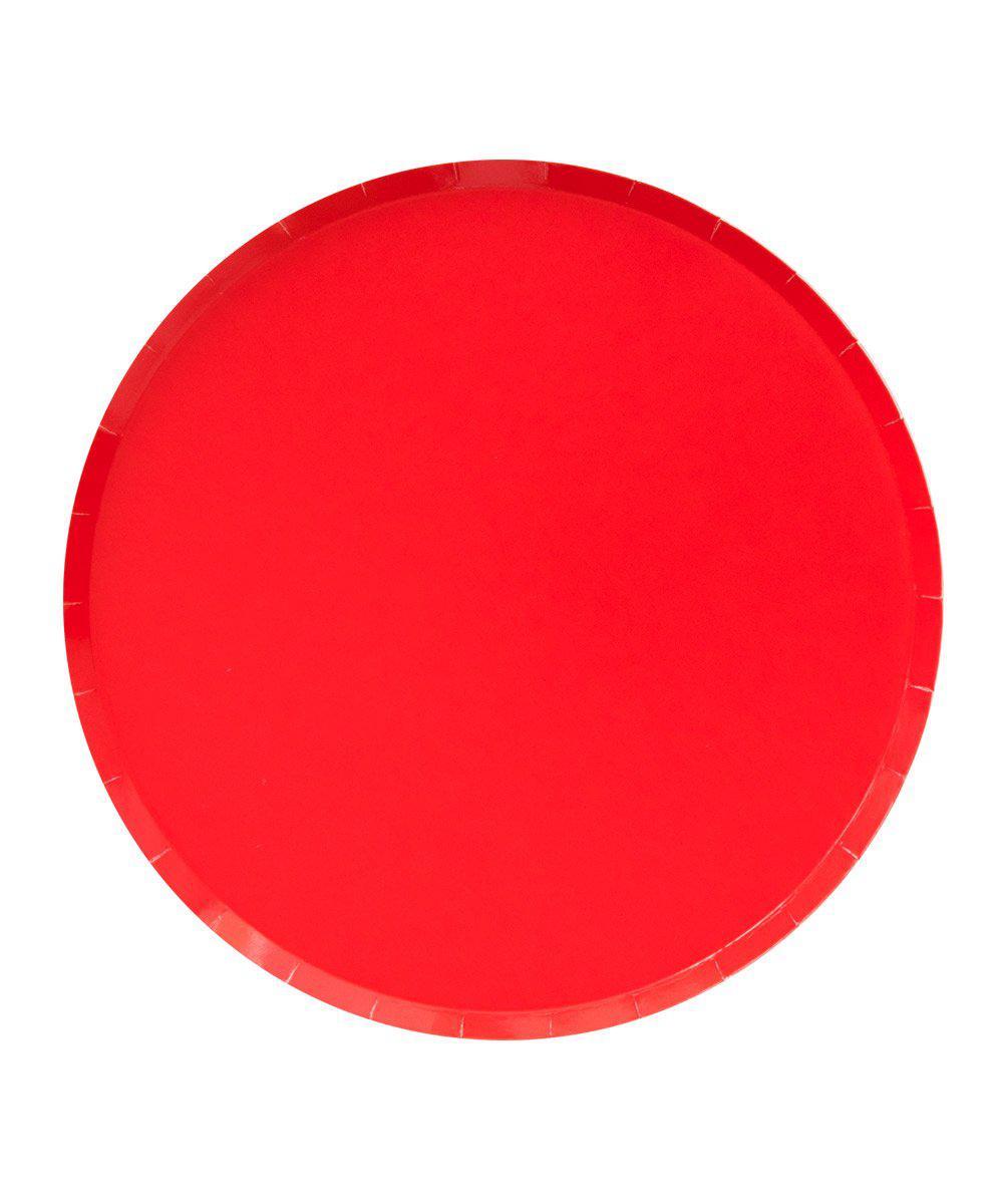 Cherry Red Circle Plate