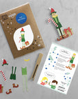 Make Your Own Elf Peg Doll Kit