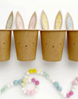 Kraft Floral Bunny Cups