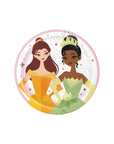 Belle and Tiana Party Plates
