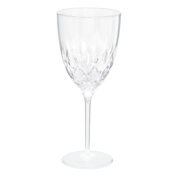 Crystal Style Plastic Wine Goblets