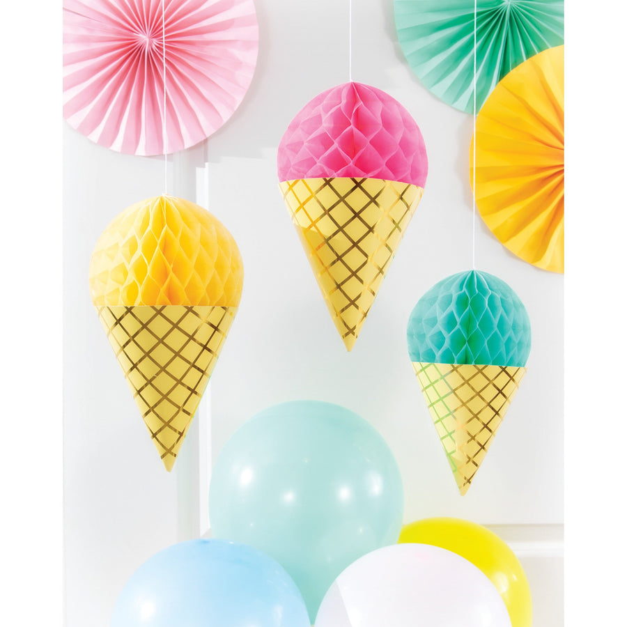 Ice Cream Honeycomb Cones