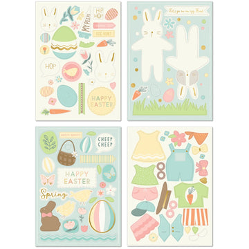 Easter Bunny Activity Sticker Set