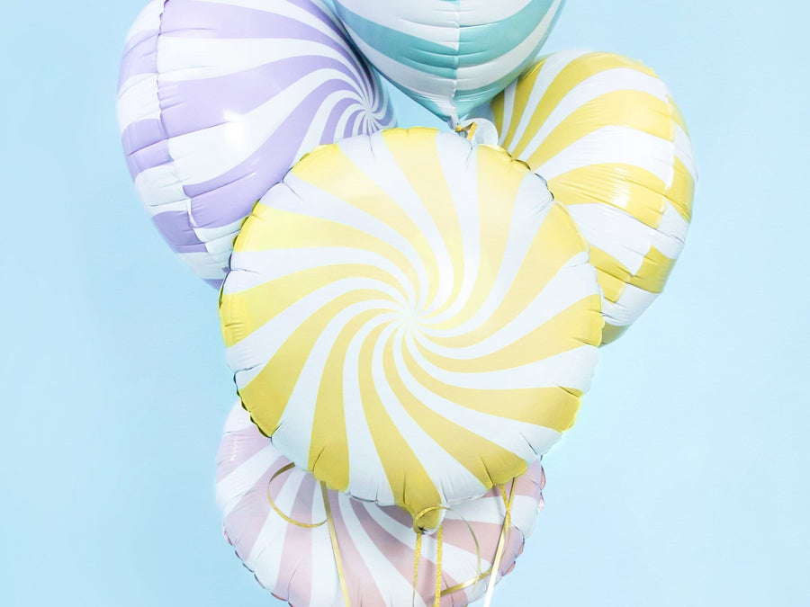 Yellow Candy Foil Balloon