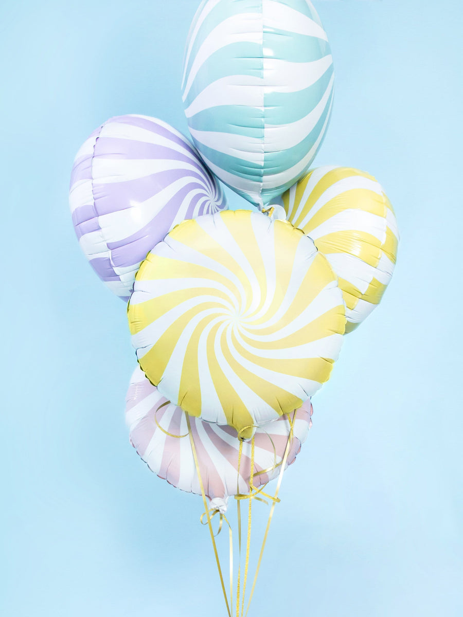 Yellow Candy Foil Balloon