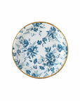 Navy Floral Plates - Small