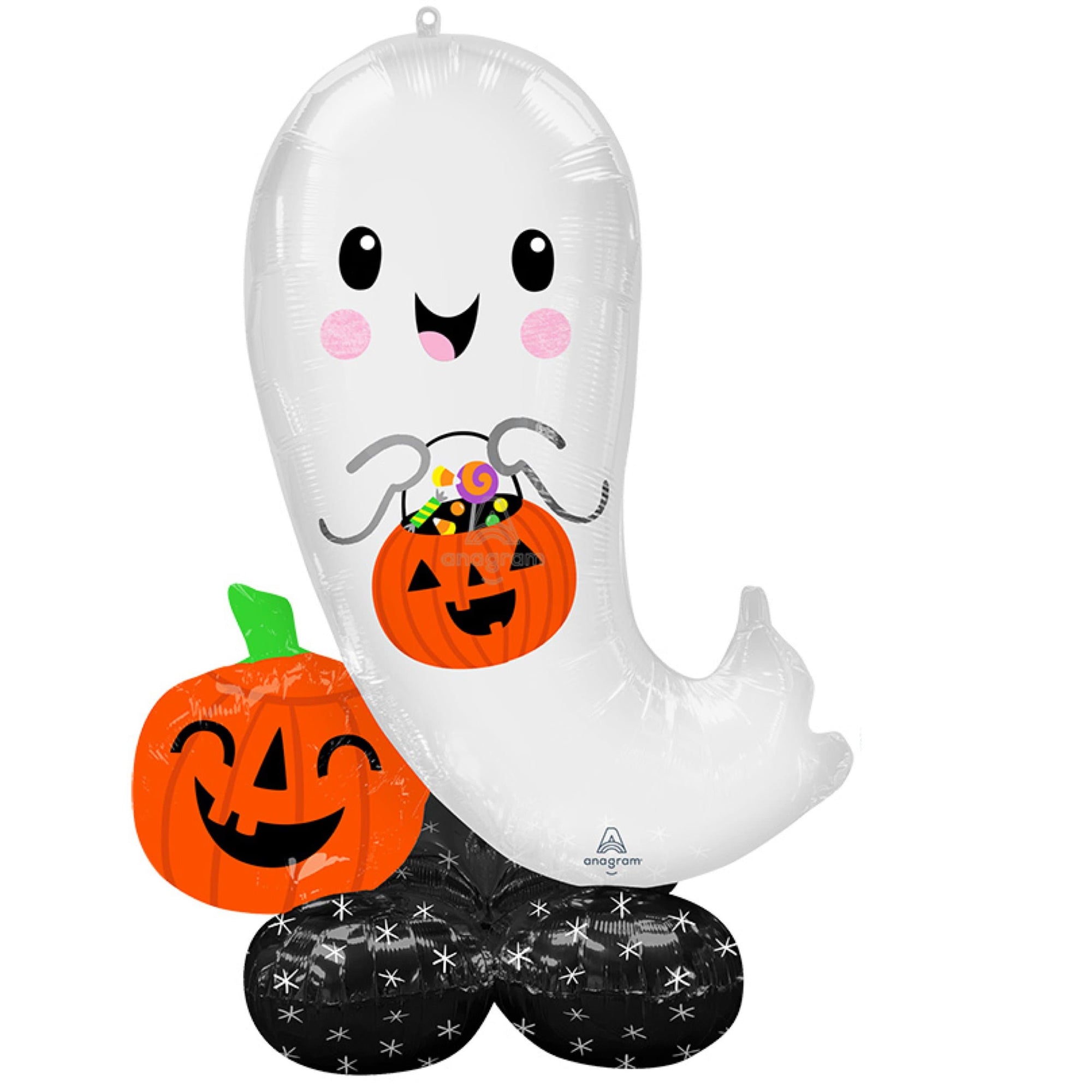 Trick or Treat Ghost XL Standup Balloon