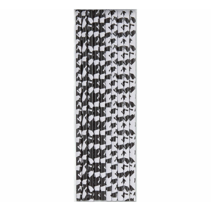 Graduation Cap Paper Straws