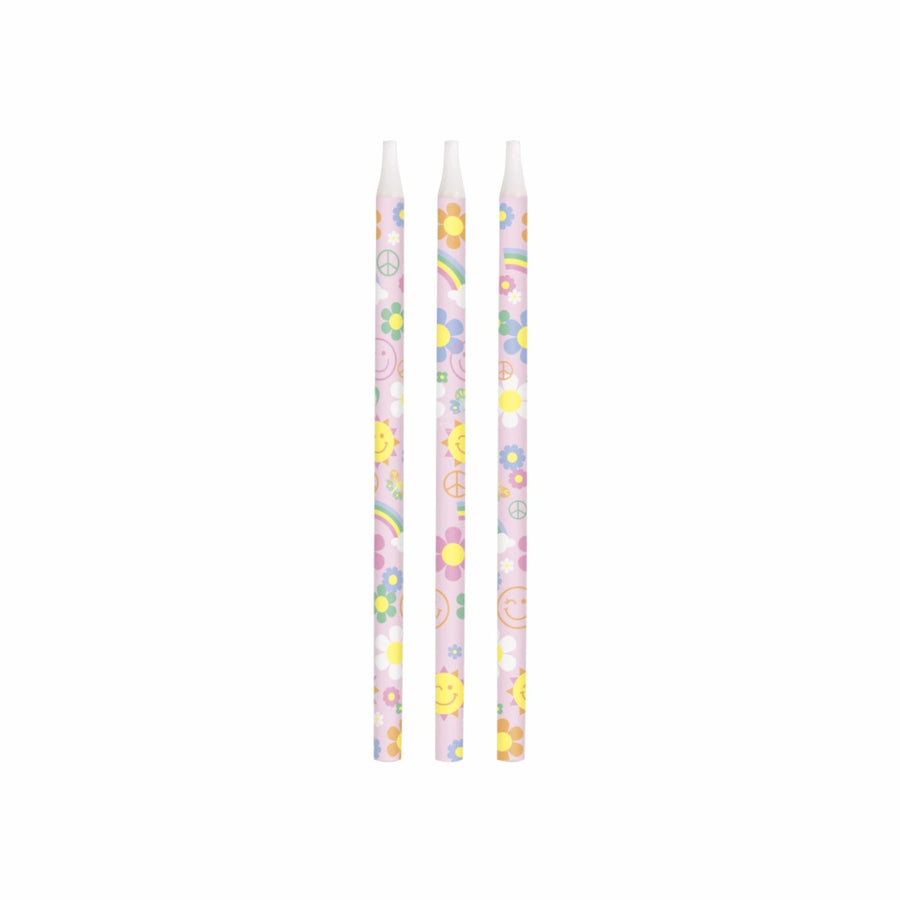 Groovy Pattern Candles