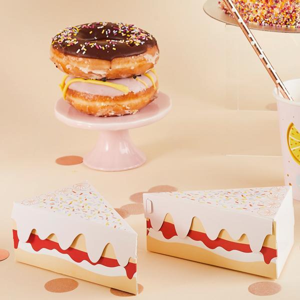 Cake Slice Treat Boxes