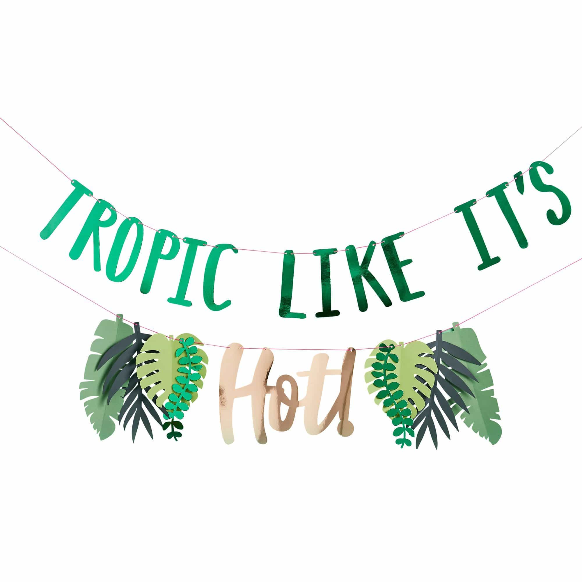 Tropic Like It&#39;s Hot Banner