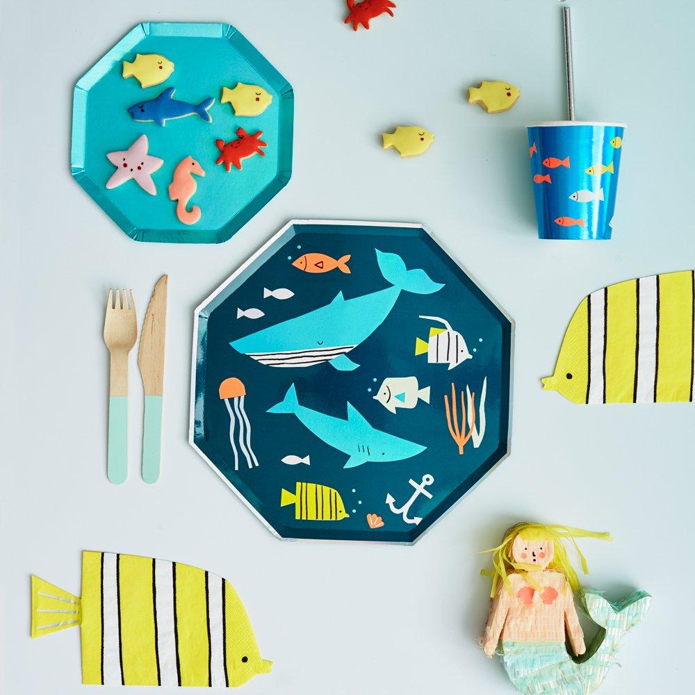 Under The Sea Plates - Large