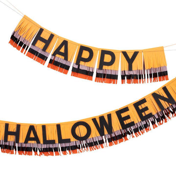 Happy Halloween Fringe Banner