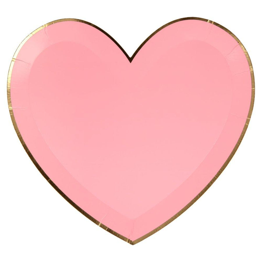 Shades of Pink Heart Plates - Small