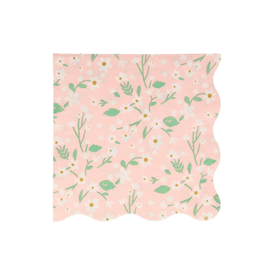 Daisy Pattern Napkins - Large