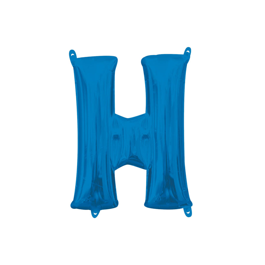 Mini Blue Foil Letter Balloons