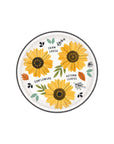 Harvest Market Sunflower Plates
