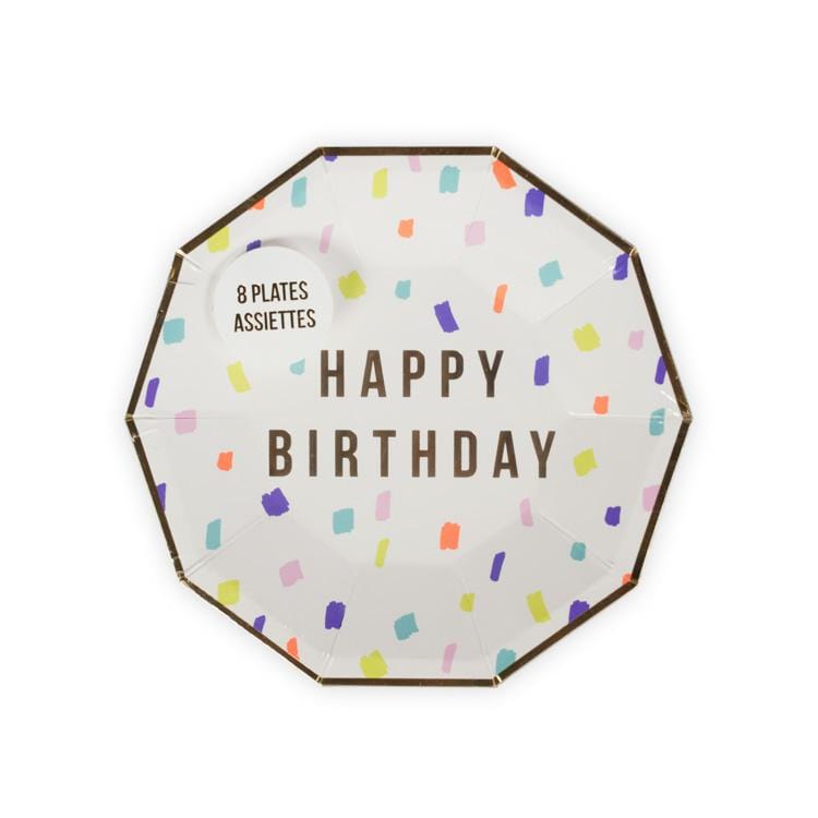 Meri Meri Happy Birthday Plates