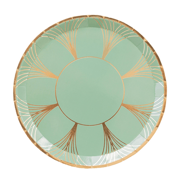 Sage Green Gatsby Party Plates