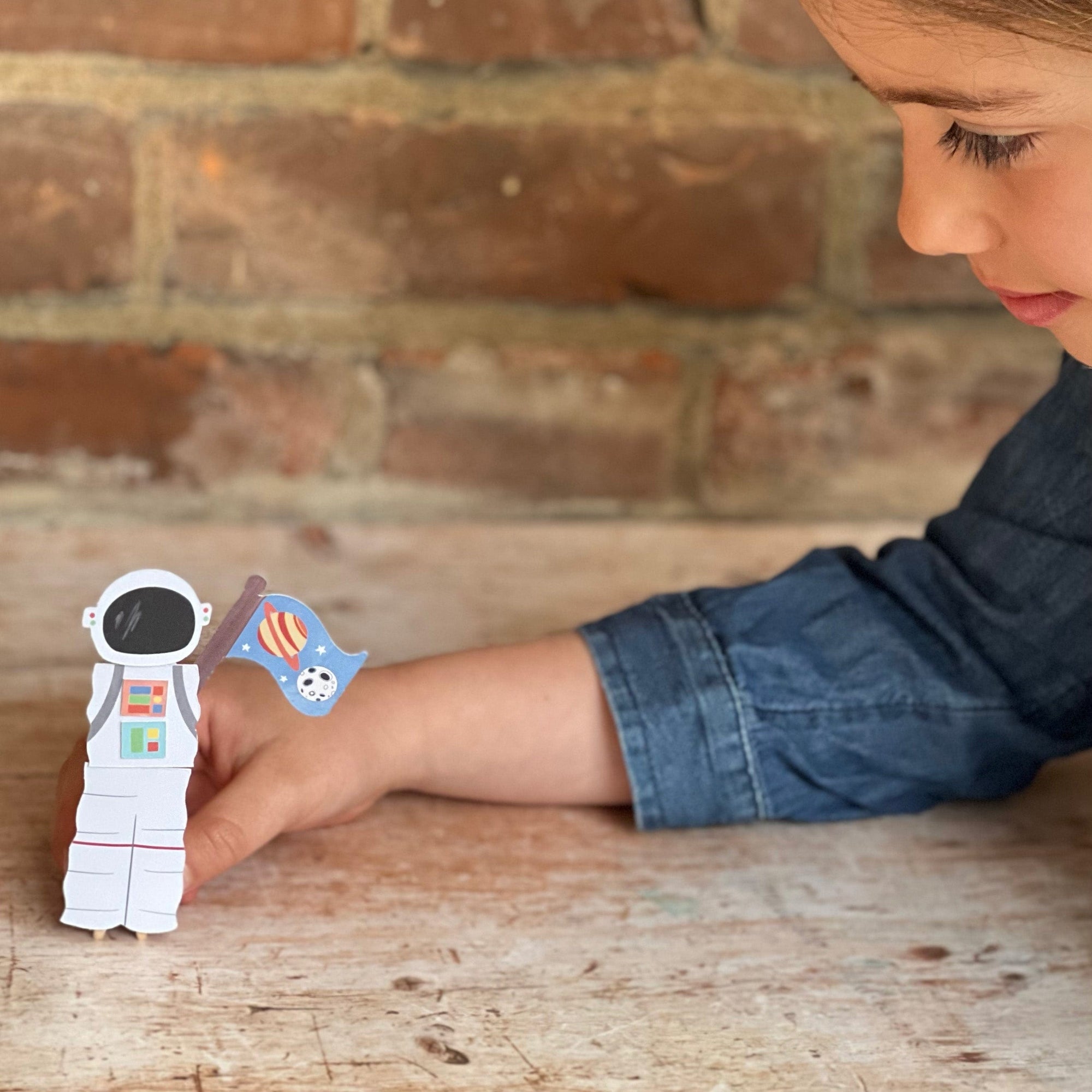 Make Your Own Astronaut Peg Doll Kit